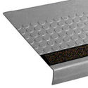 Orbitread Rubber Stair Treads with Grit Tape Inserts: Low Profile