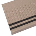 Squaretread Rubber Stair Treads with Grit Tape