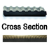 Wide-Rib Corrugated Rubber Runner Mats