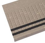 Squaretread Rubber Stair Treads with Grit Tape